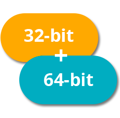 32bit and 64bit application